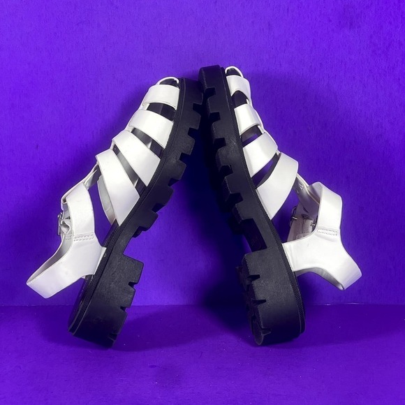 Steve Madden Girls White Dory Fisherman Sandals Shoe Size 2-NEW - Picture 6 of 9